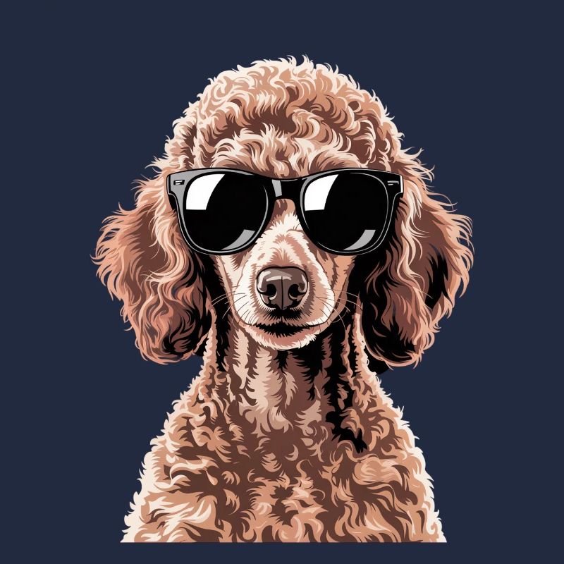 Caniche brun