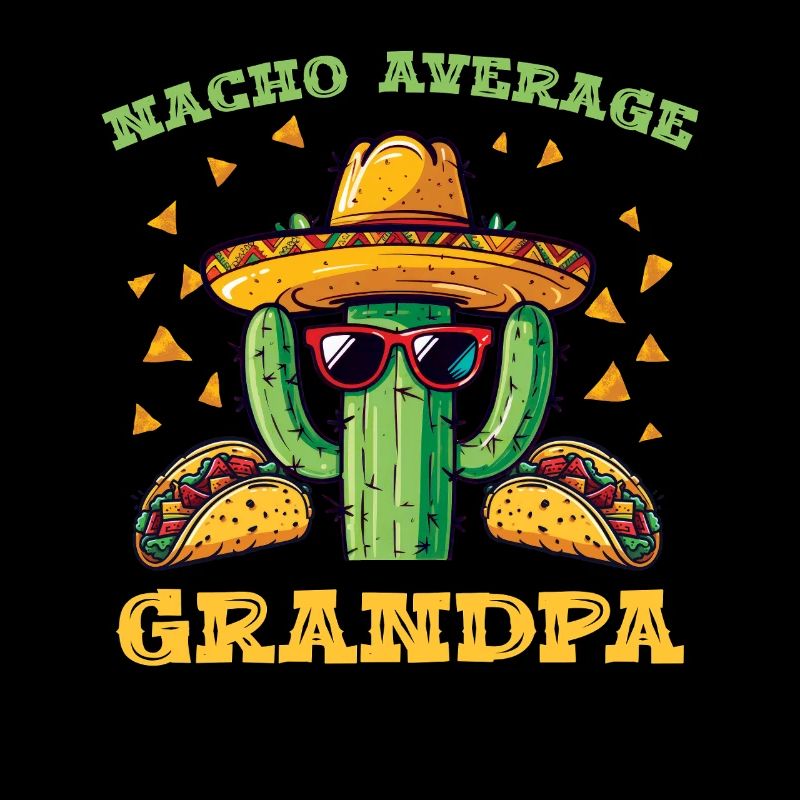 Kaktus Macho Großvater Taco Sombrero