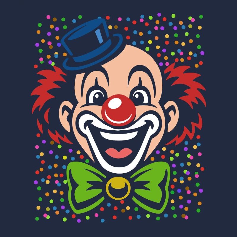 Clown de Carnaval | costume coloré de carnaval