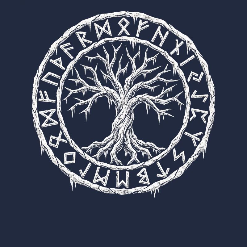 Yggdrasil Rune Circle - World Tree Futhark