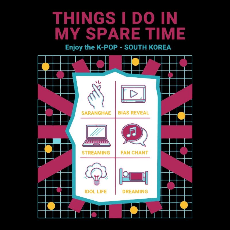 Choses que je fais pendant mon temps libre : j’aime la K-pop en Corée
