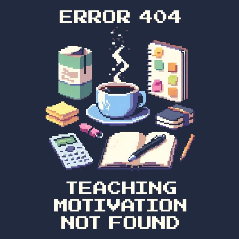 Error 404 Lehrermotivation fehlt | Lehrerhumor