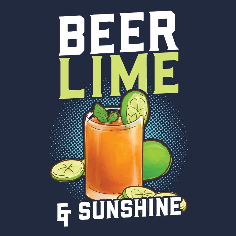 Bière, lime soleil