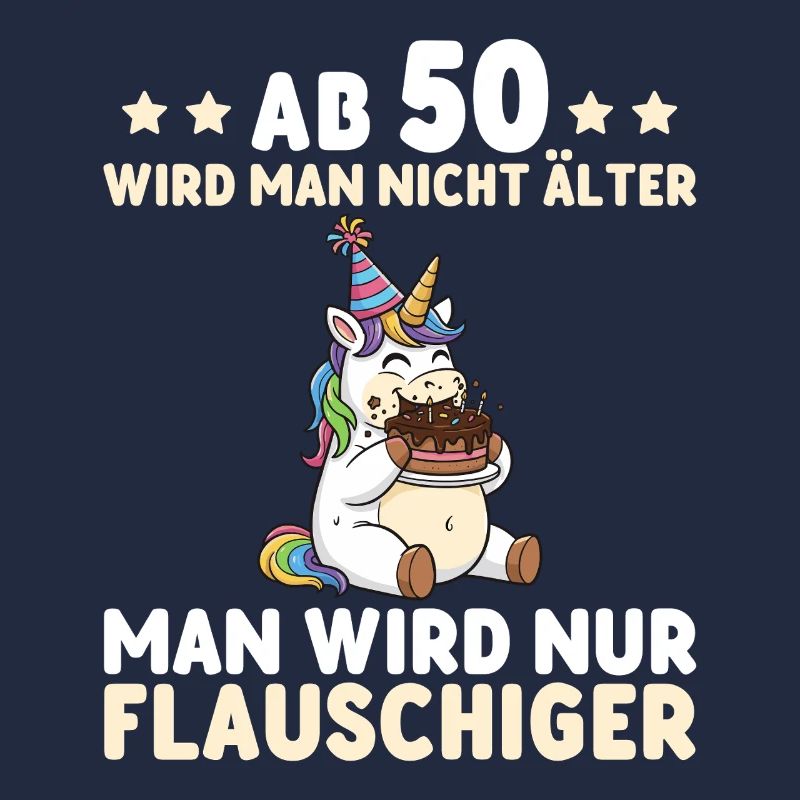 50. Geburtstag Einhorn – Man wird nur flauschiger