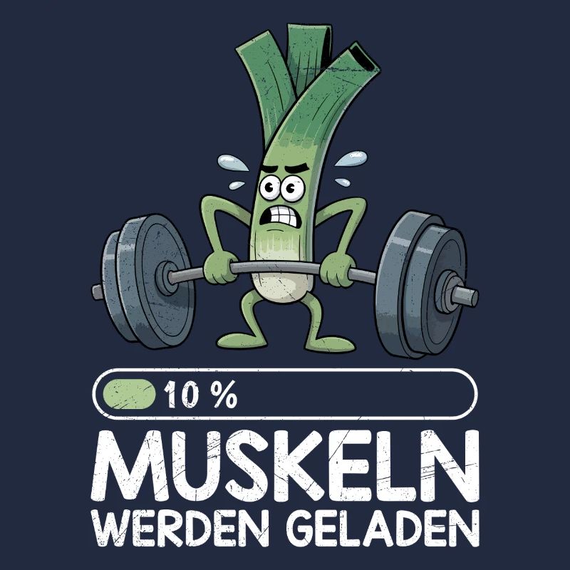 Weightlifter MUSCLES ARE LOADING Funny