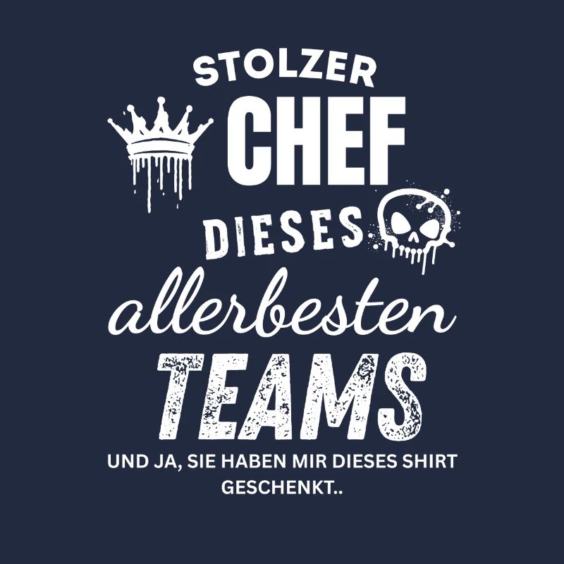 Stolzer Chef des allerbesten Teams Chef Geschenk