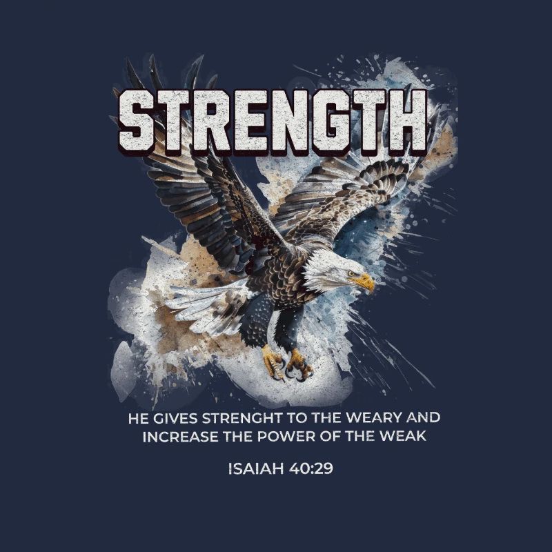 Strength Eagle Faith Isaiah 40 29 Courage
