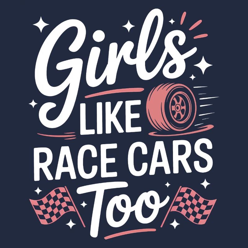 Cadeau de voitures de course de filles
