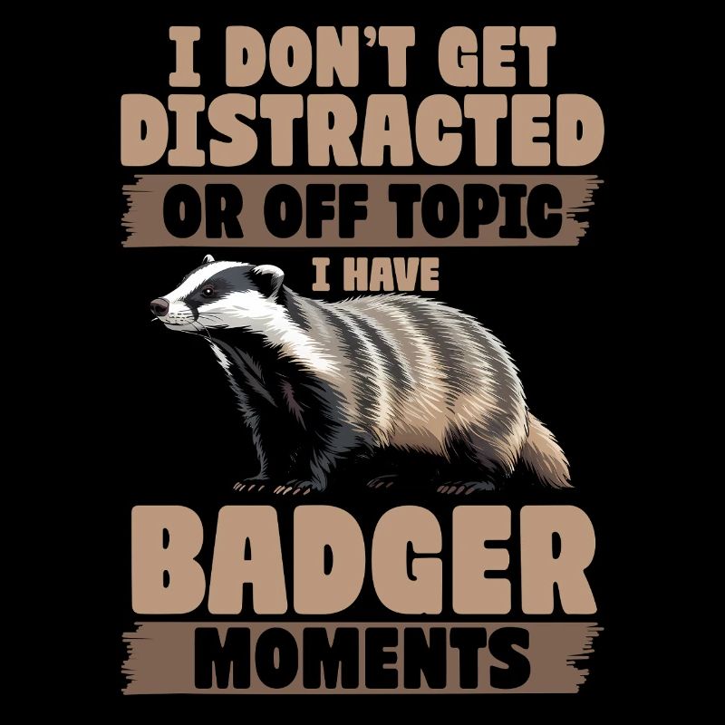 Funny Animal Badger