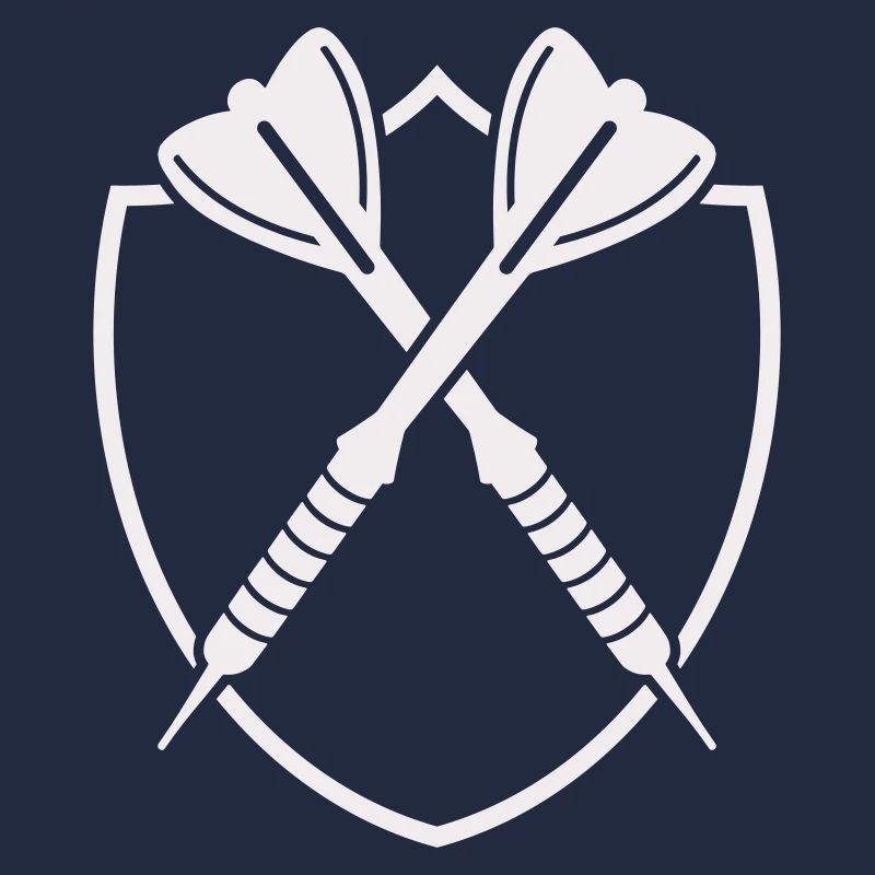 Croix de Bouclier de Fléchettes – Symbole de Précision