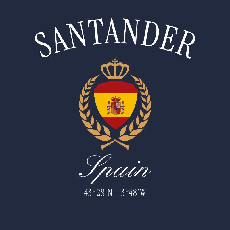 Santander Spanien Wappen Krone – Reise Souvenir