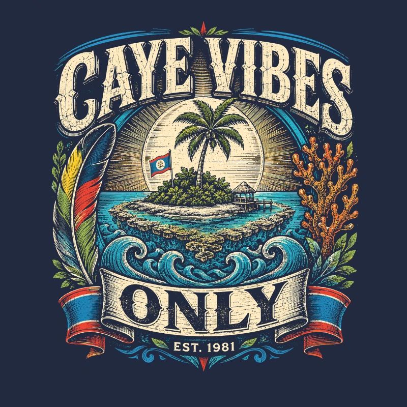 Belize Root Caye uniquement vibrations