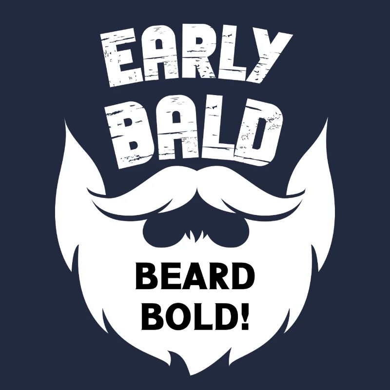 Early Bald Beard Bold