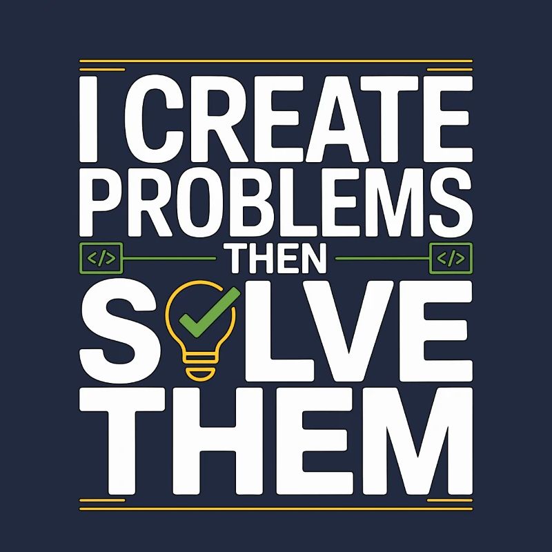 Game Developer I Create Problems Then Game Coder