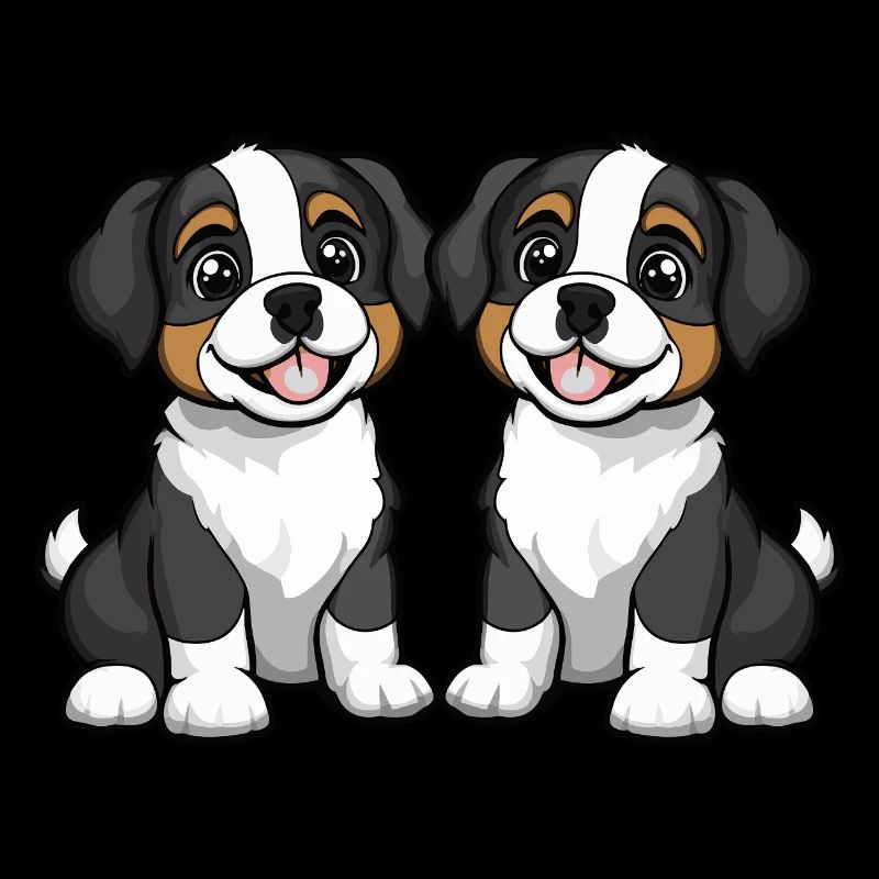 Saint Bernard Dog Comic