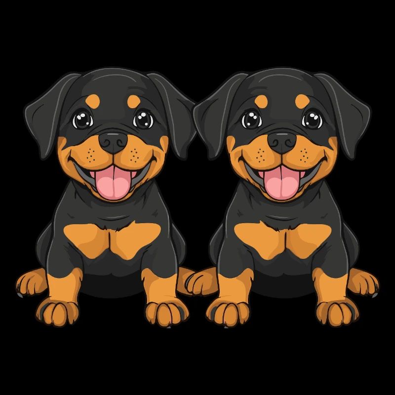 Rottweiler Dog Comic