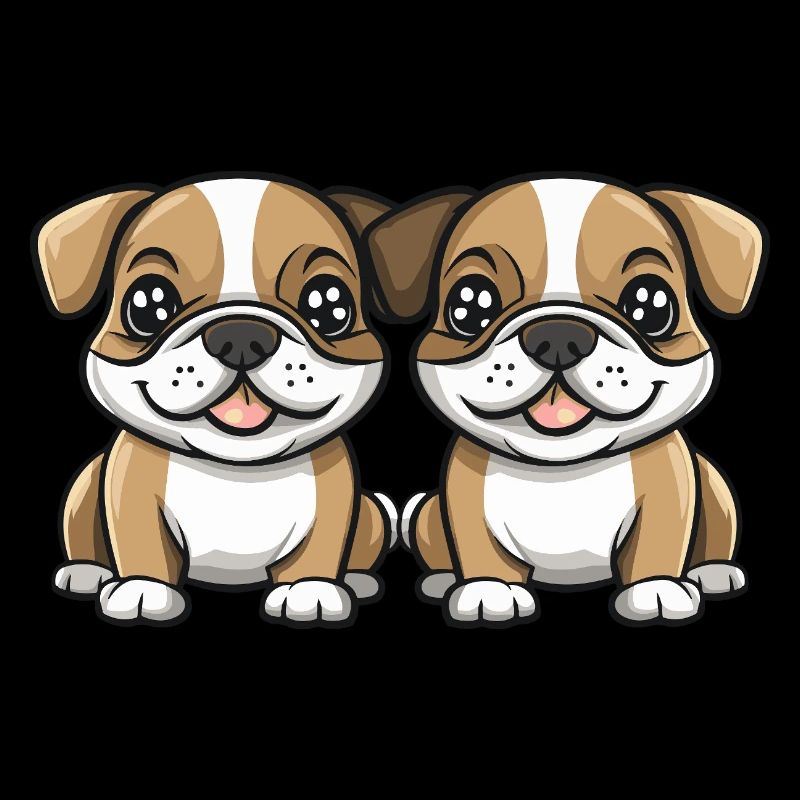 Bulldog Dog Comic