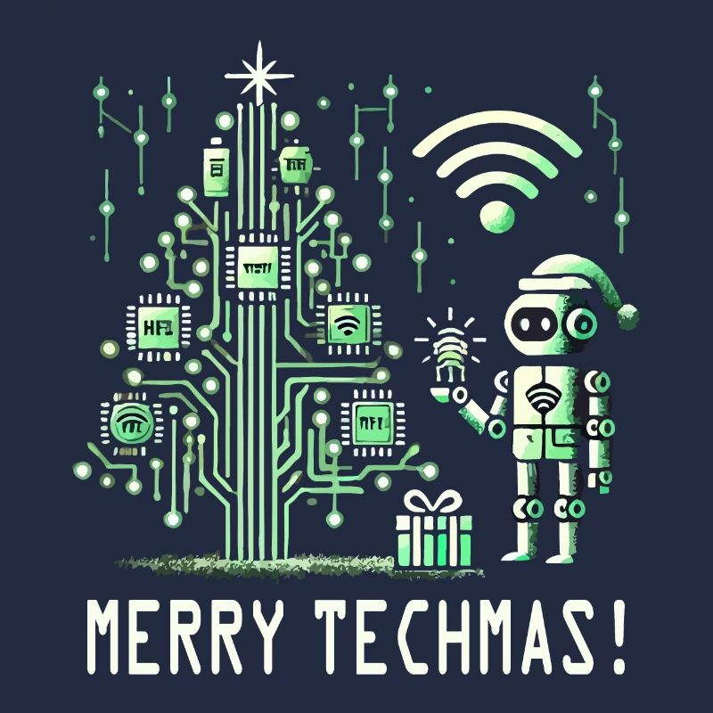 Merry Techmas - Robots et Circuit Noël