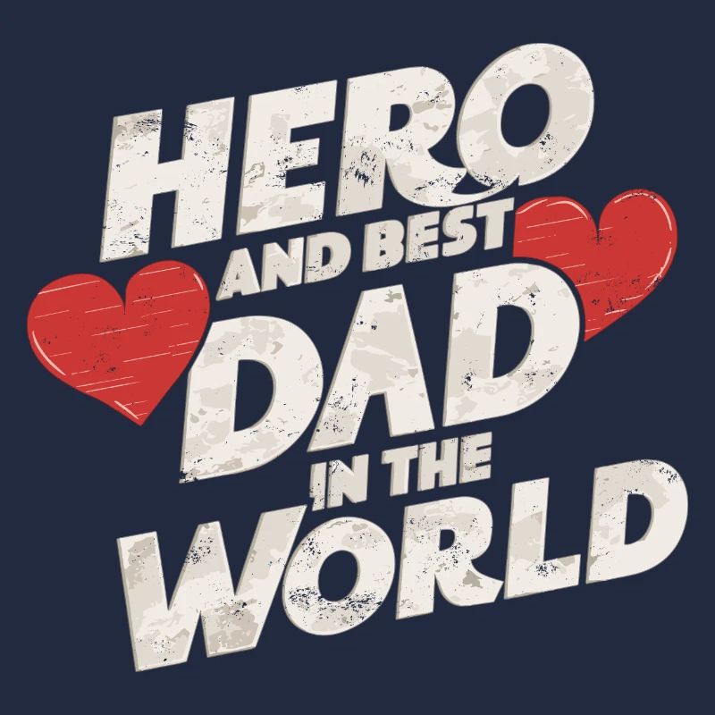 Held und bester Dad Papa in der Welt Vatertag