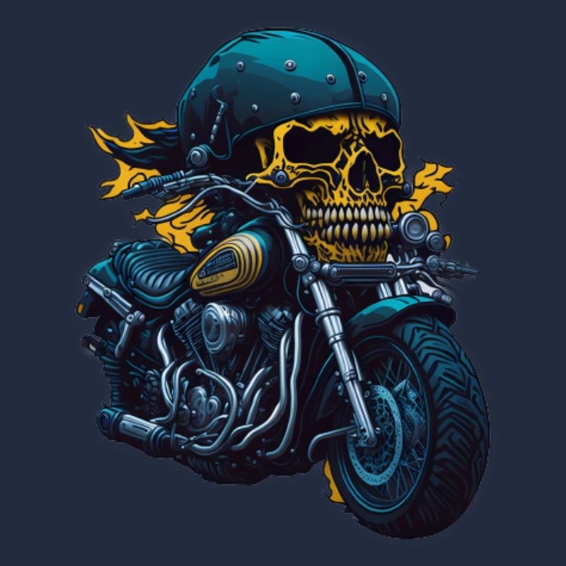 Crâne de motard