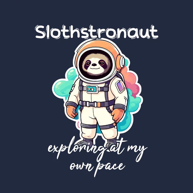 Slothstronaut Exploring At My Own Pace - Sloth