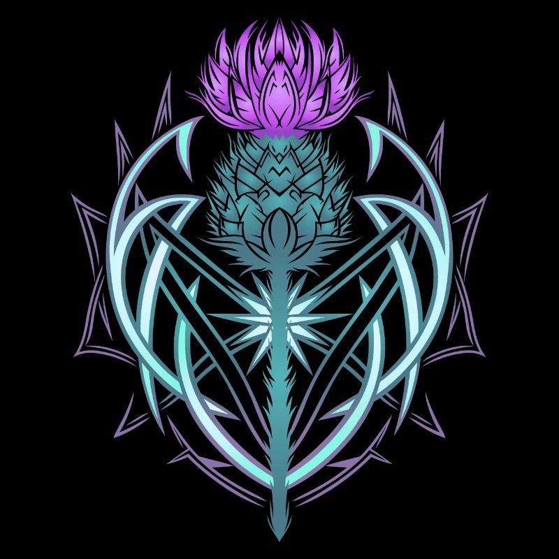 Thistle Shield Celtic Knots Thistle Lover