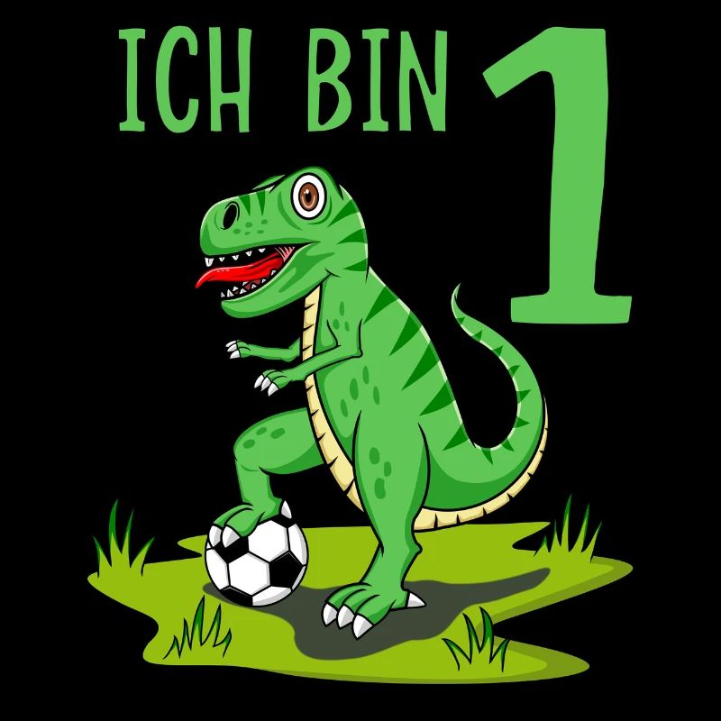 Dinosaurier Rex Fußball 1 Geburtstag