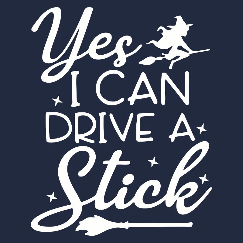 Whimsical Witch Riding Broom Illustration