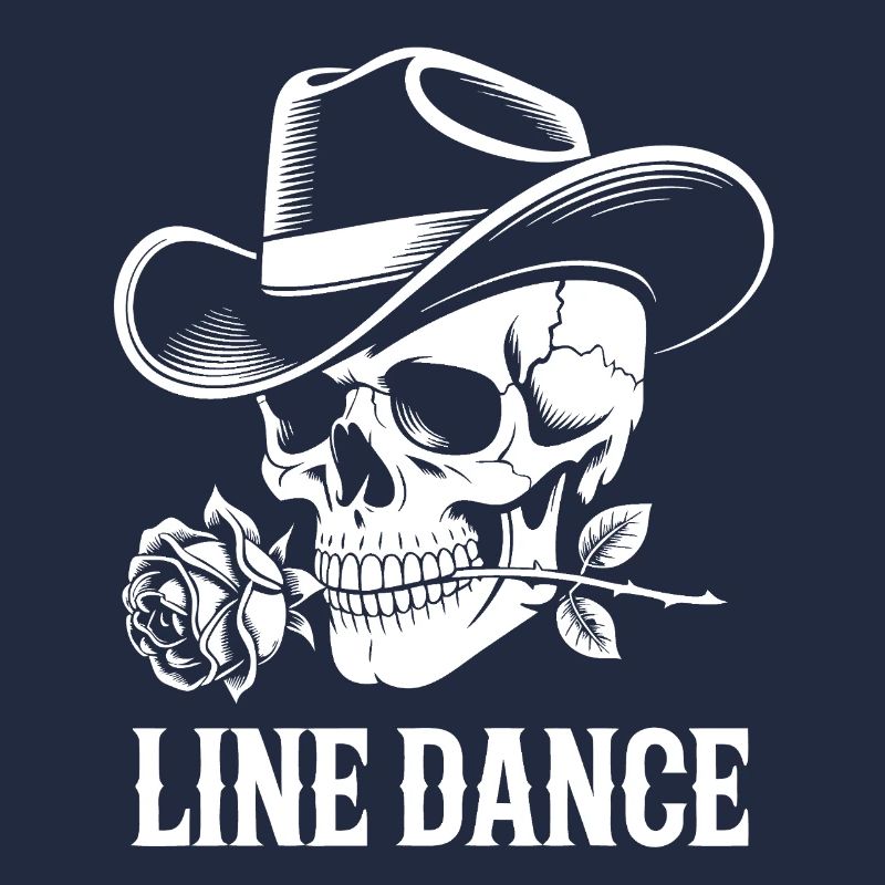 Crâne de danse en ligne avec Rose