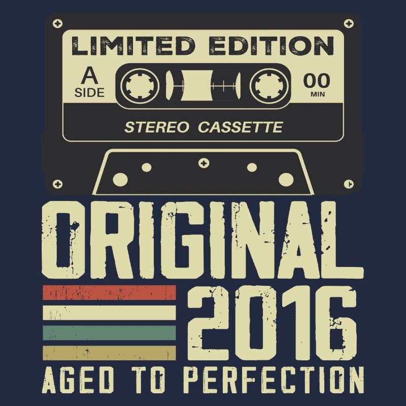 8e Cadeau Anniversaire Style rétro 2016