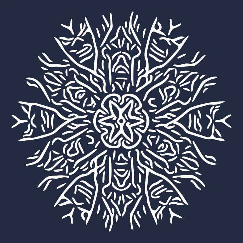Mandala Flower Lines Abstract Shape Pattern