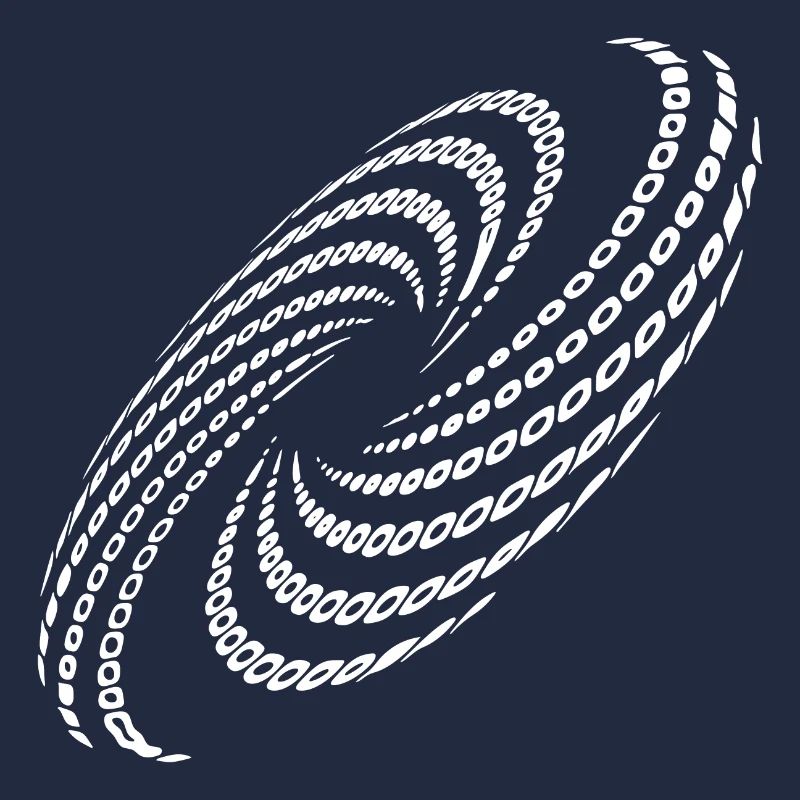 Formation de tourbillon de planète en spirale torsadée