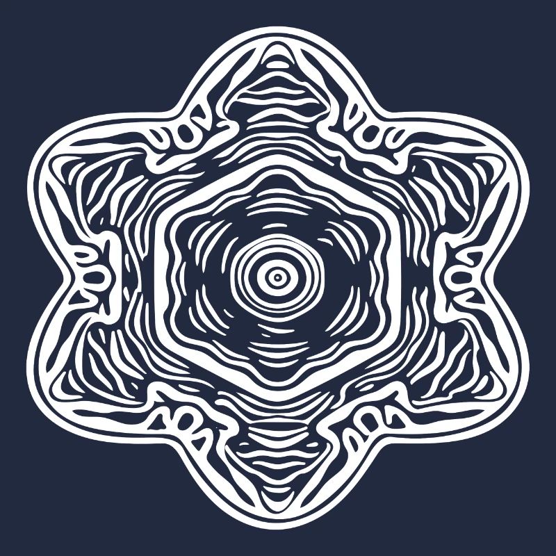 Geometric Mandala Flowers Pattern Shape