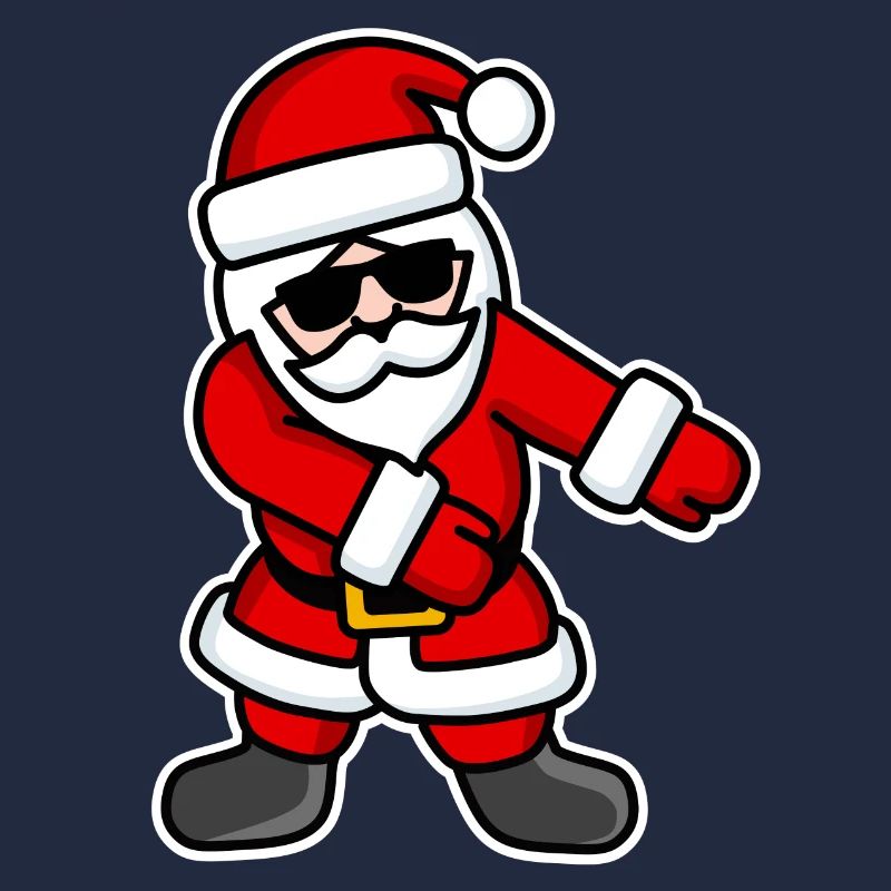 Floss Flossing cool Weihnachtsmann Weihnachten