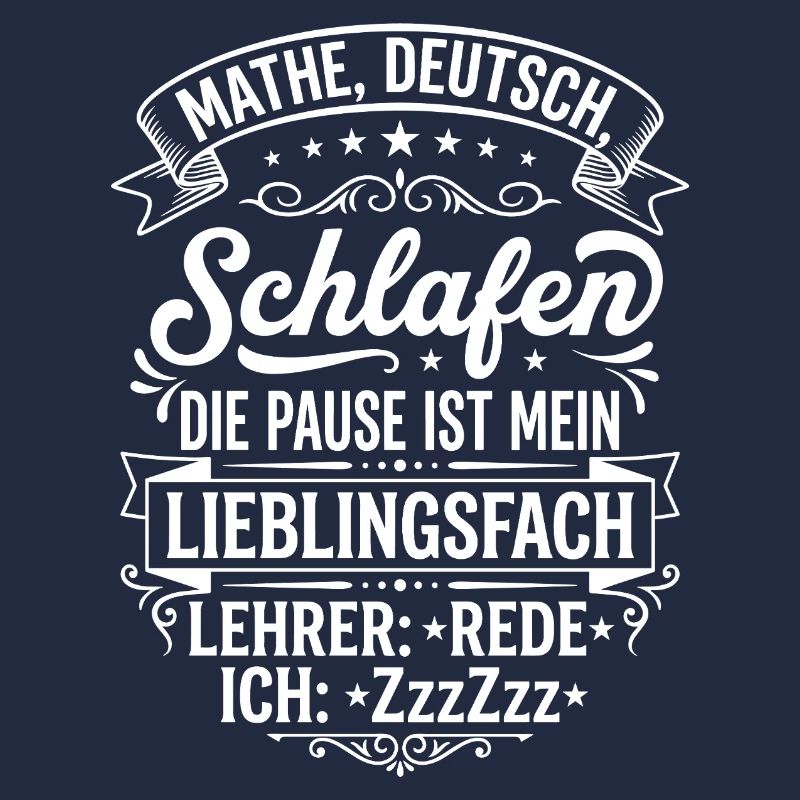 Sleeping subject: Math German Teacher's speech