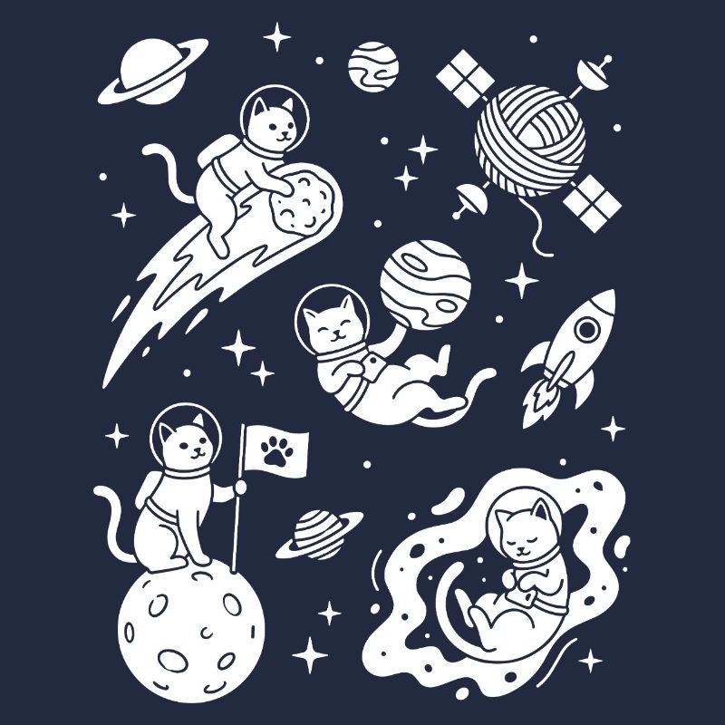 Astro Cats in space
