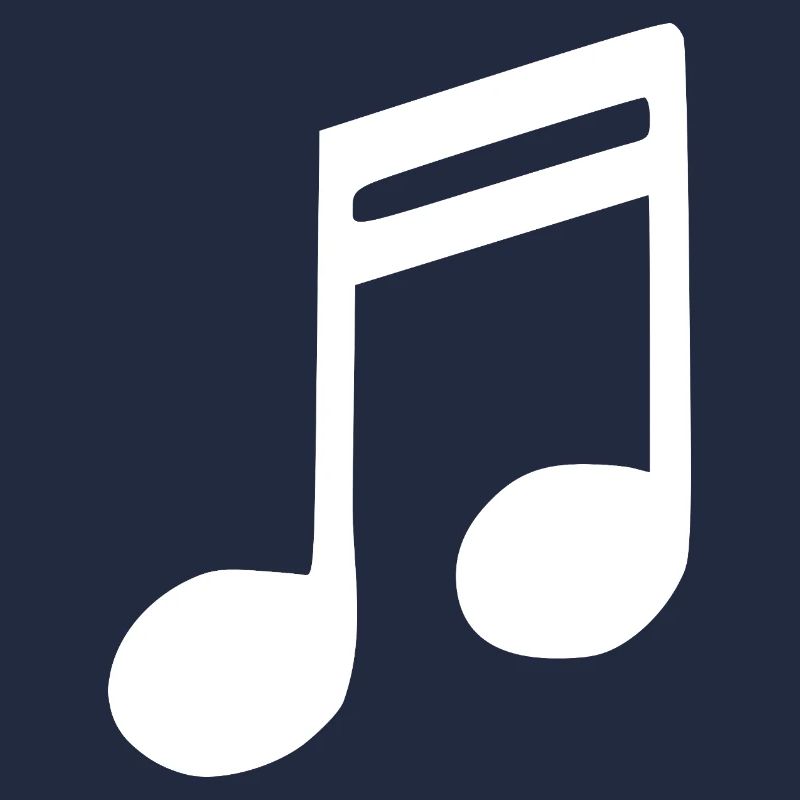 Note de musique Note de musique Blanche