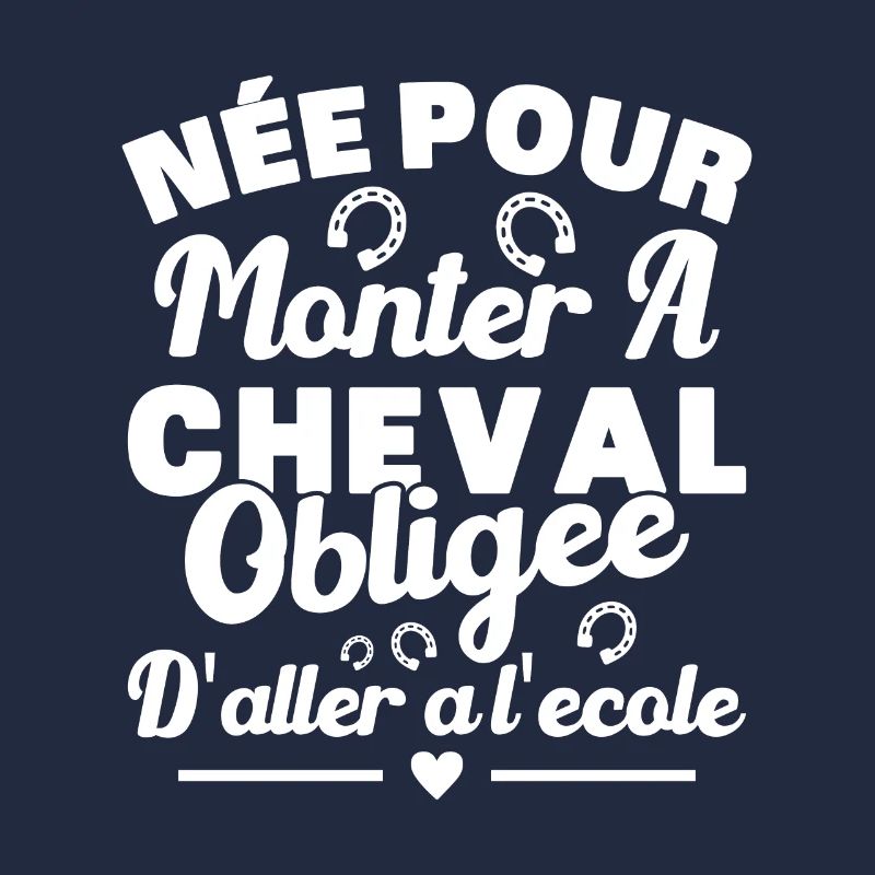 Née pour monter à cheval obligée d'aller à l'école