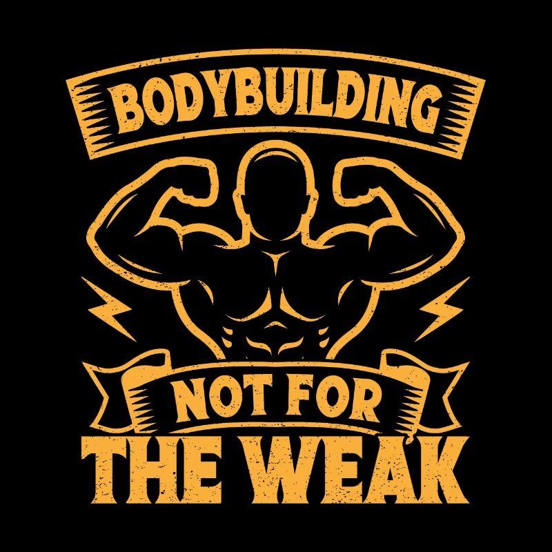 Fitness Motivation Bodybuilder Not For Weak Gym