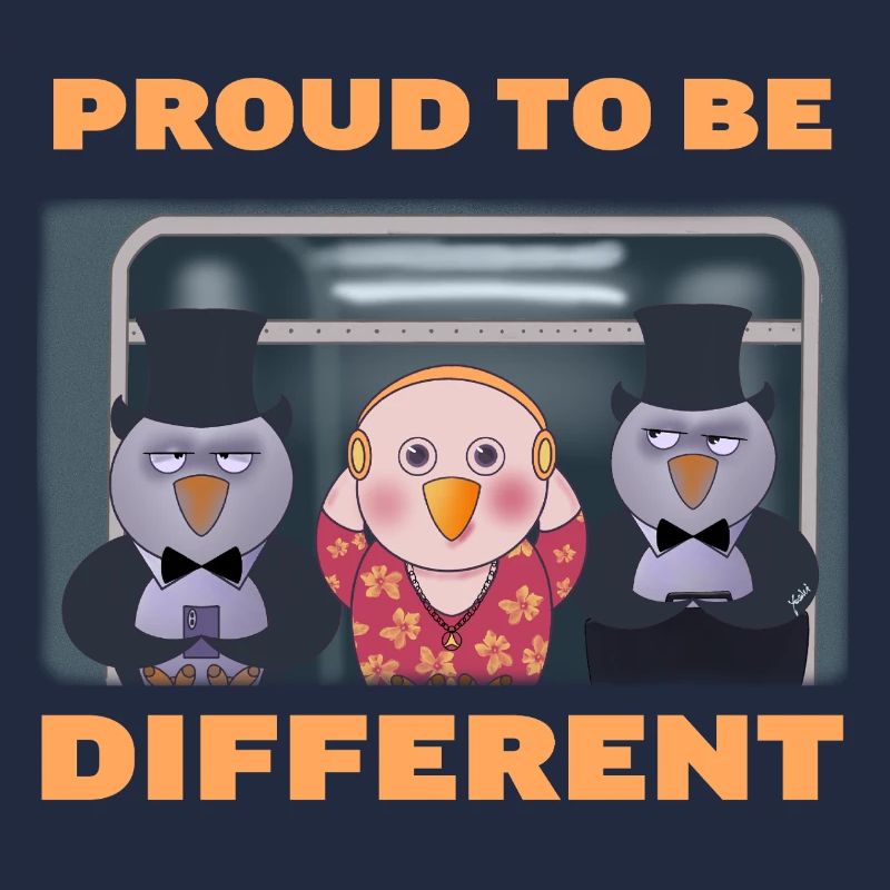 Fier d’être différent