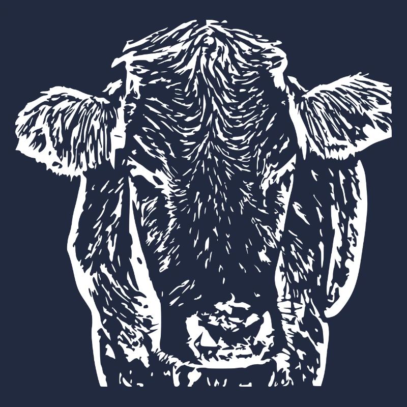 Vache Tête de Vache Blanche