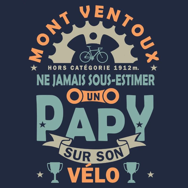 Vélo velo Mont Ventoux cadeau papy cycliste