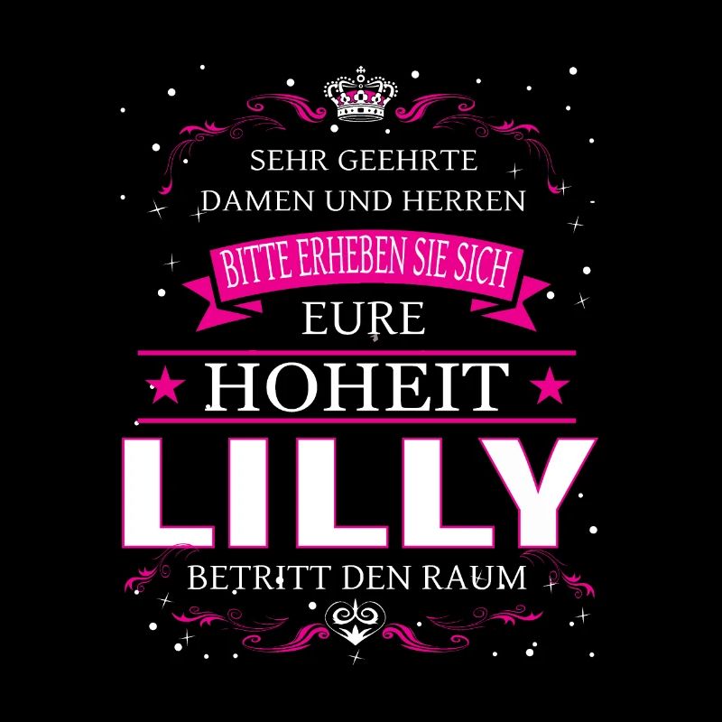 Votre Altesse Lilly entre dans la pièce