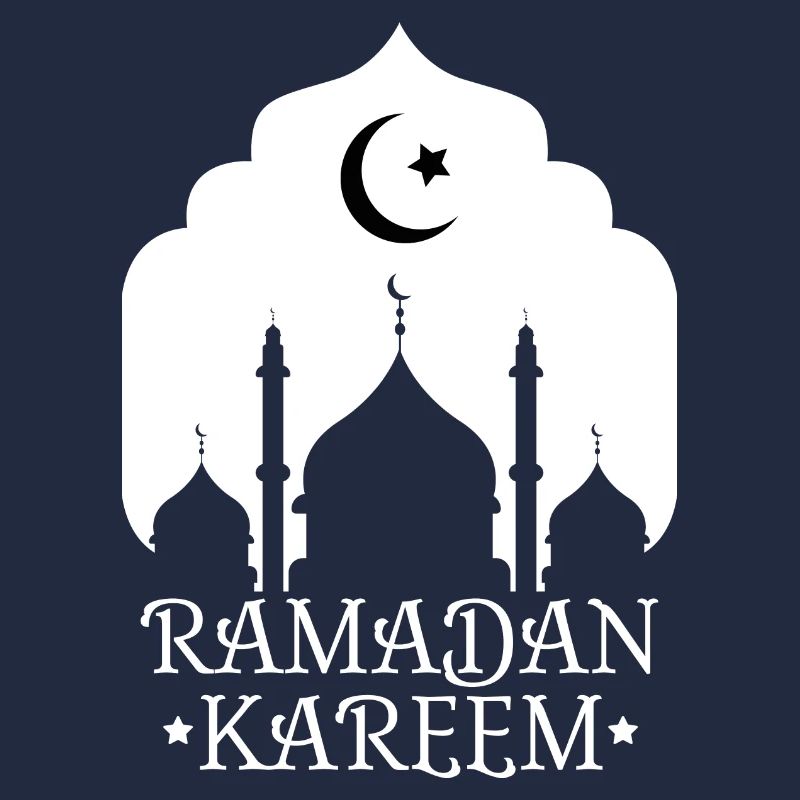 Ramadan Kareem Blanc