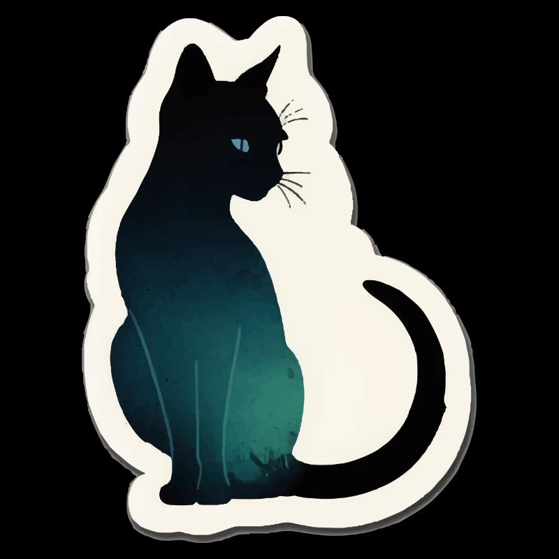 Silhouette de chat