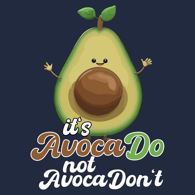 Avocado witzig positiv Optimismus Geschenk