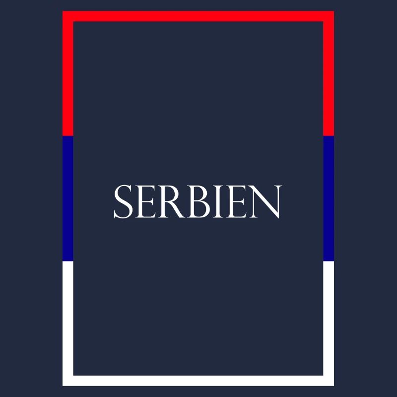 Serbie Србија, Lettrage de déclaration avec drapeau