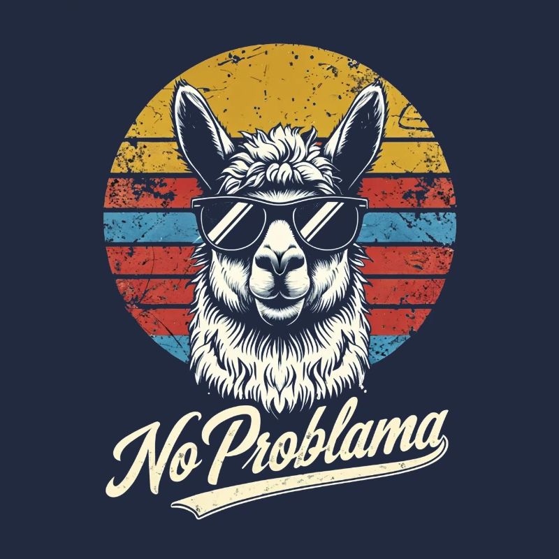 Pas de Problama, drôle de design de lama