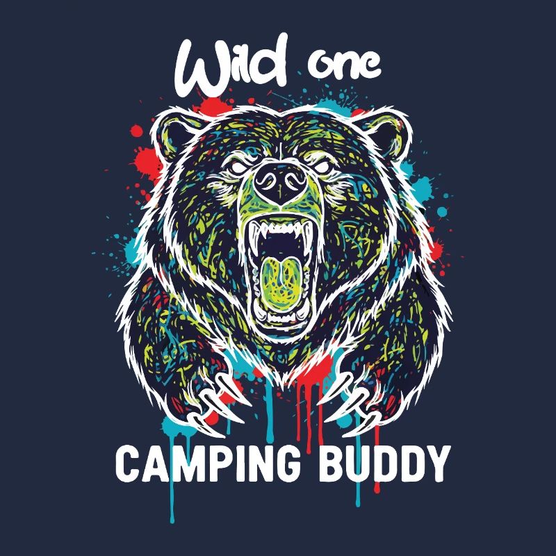 Wild One Camping Buddy Grizzly Bear
