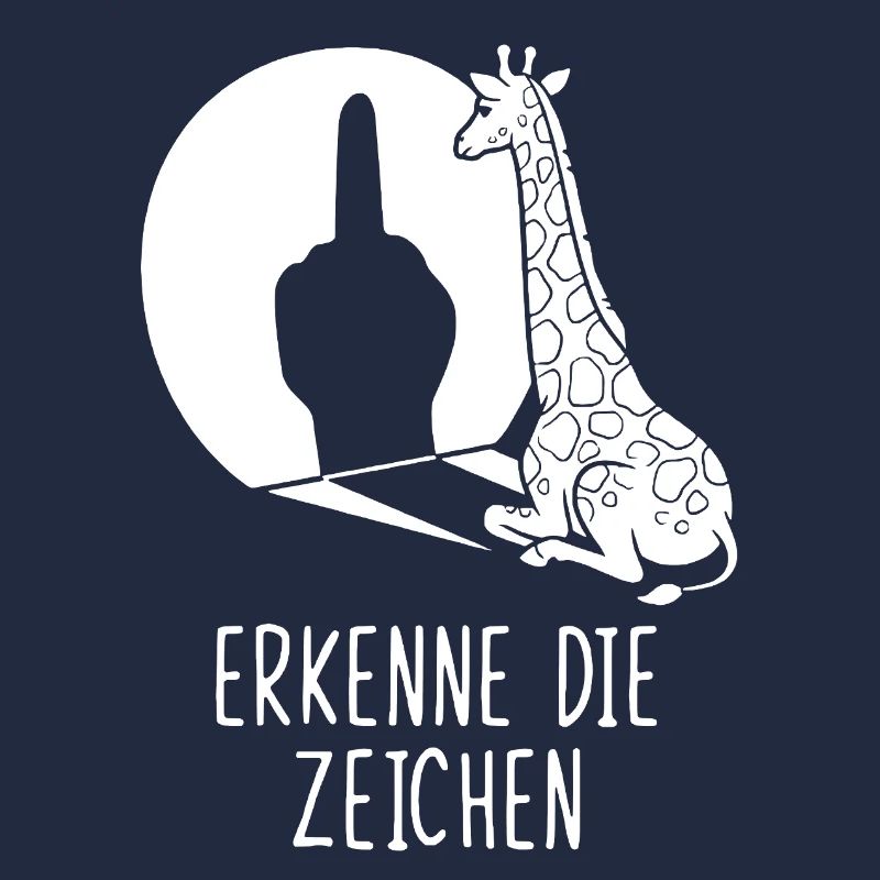 Recognize the Signs Giraffe Middle Finger Funny